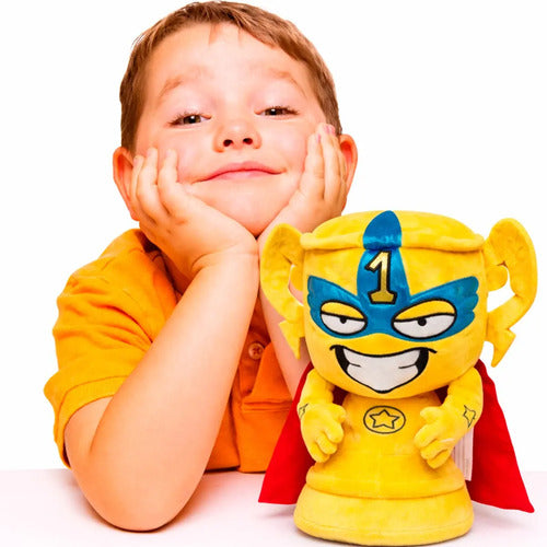 Peluche Superzing Pow Position Super Leader Serie 4 Original Pow Position