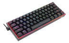 Teclado Mecánico Redragon Fizz Pro K616 Rgb Wireless Dual Color Del Teclado Negro Idioma Español Latinoamérica Español Latinoamericano