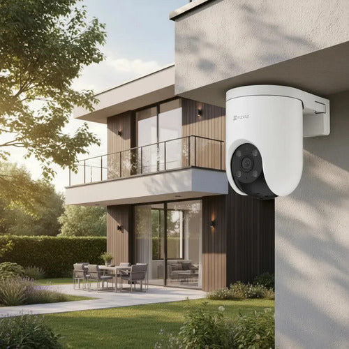 Camara Seguridad Wifi Exterior H8c Pro 2k Deteccion Personas Con Ia Ezviz Blanco