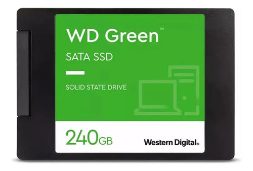 Disco Solido Ssd Interno Wd Green 240gb 545mb/s Sata 6gb/s Verde