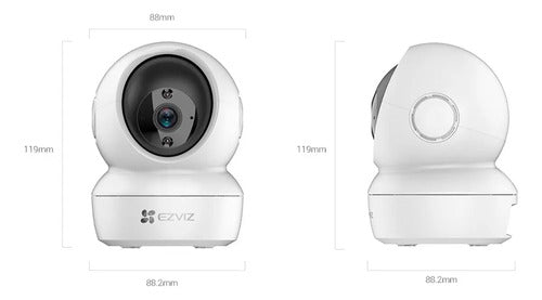 Camara Wifi Ezviz H6c 2k+ Seguimiento Inteligente Interior Blanco