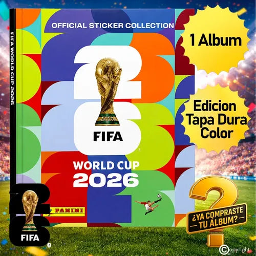 Album Tapa Dura Fifa World Cup 2026 Mundial Original Panini