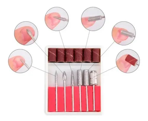 Torno De Uñas Manicure Y Pedicure Potencial Con Accesorios