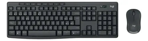 Kit Teclado Y Mouse Inalambrico Logitech Mk370 For Bussiness Negro
