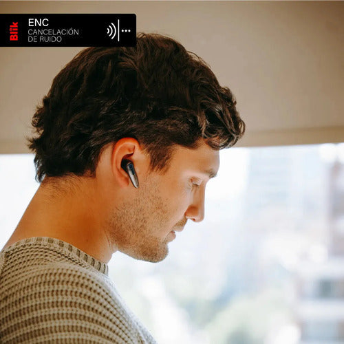Audifonos Bluetooth Blik Game-x Baja Latencia 30 Hrs Azul