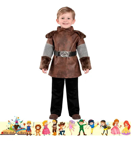 Disfraz Vikingo Celebracion Dia Del Libro Niños Marrón