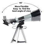 Telescopio Monocular Astronómico Niños Aprendiz Zoom 60x Metalico