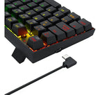 Teclado Mecanico Gamer Redragon Ziggs K669 Rgb Red Compacto Negro Español España
