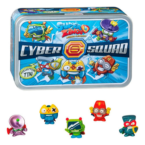 Caja Metalica Porta 5 Superzing Edicion Especial Cyber Squad