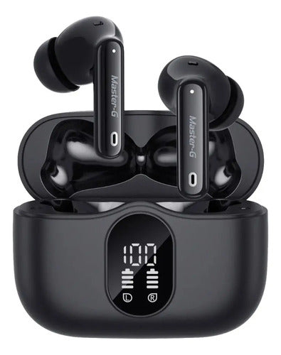 Audifonos Inalambricos Master-g Buds30 Tws Bluetooth V5.3 Negro