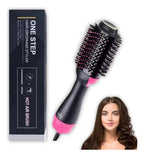 Cepillo Alisador Secador One Step Ion Modelo Nv-7211 Rosa
