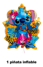 Piñata Inflable Reutilizable Stitch Cumpleaños Infantiles Multicolor Stitch 95x80xm