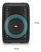 Parlante Karaoke Blik Voice Bt 5.3 Radio Tf/sd Tws Rgb 4h Negro