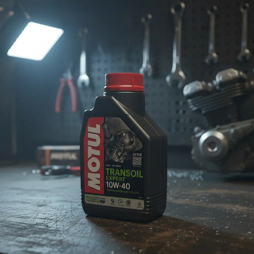 Aceite Transmisión Motul 2t Transoil Expert 10w40 Caja Cmbio