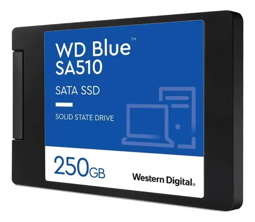 Disco Solido Ssd Interno Wd Blue Sa510 250gb 6 Gb/s 555mb/s Azul