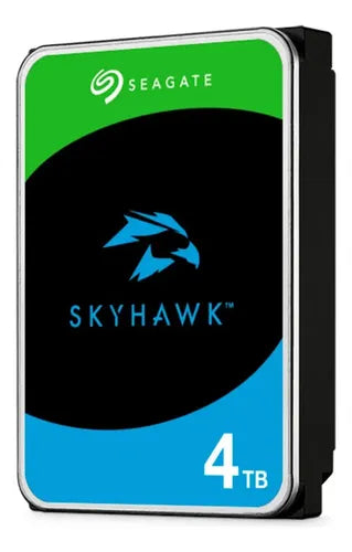 Disco Duro Seagate Skyhawk 4tb 3.5in Pc/dvr/nvr Vigilancia Plateado