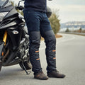 Cubre Piernas Con Chiporro - Protector Impermeable Para Moto Negro