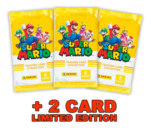 Album Super Mario Panini Edicion Limitada Pack 26 Cartas
