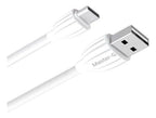 Cable Usb-c A Usb-a Master-g Carga Rapida Potencia 2.1a 1m Blanco