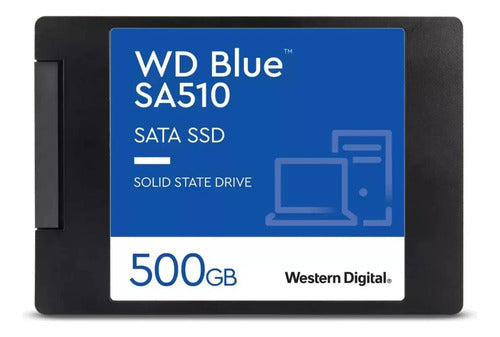 Disco Solido Ssd Interno Wd Sa510 Blue 500gb 6 Gb/s 560mb/s Azul
