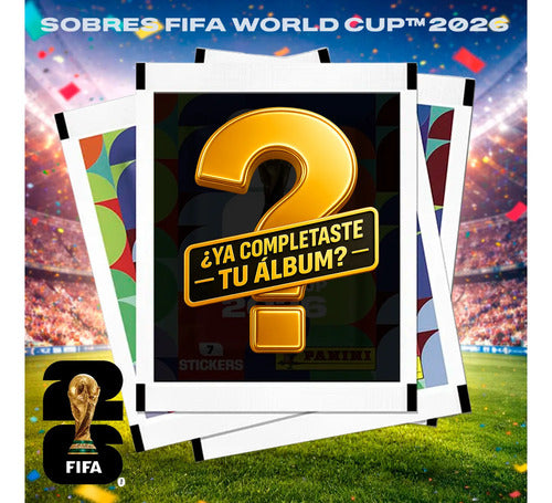Pack 15 Sobre Fifa World Cup 2026 Original Panini 105 Lamina Fifia World Cup Pack 15