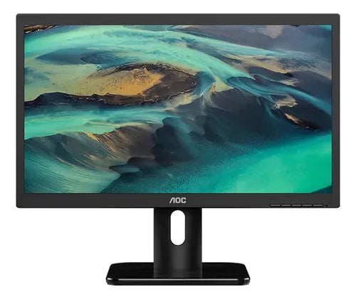 Monitor Aoc Con Pantalla De 21.5  60hz Y Resolución Full Hd Negro