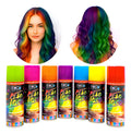 Pack 48 Spray Pintura Para Cabello Temporal Varios Colores Surtido