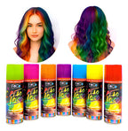 Pack 48 Spray Pintura Para Cabello Temporal Varios Colores Surtido
