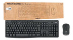 Kit Teclado Y Mouse Inalambrico Logitech Mk370 For Bussiness Negro