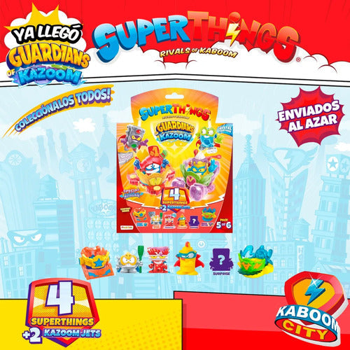 Superthings Guardians Of Kazoom Blister 4 Coleccionables