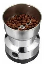 Moledor Electrico Molinillo De Cafe Granos Semillas Legumbre Plateado