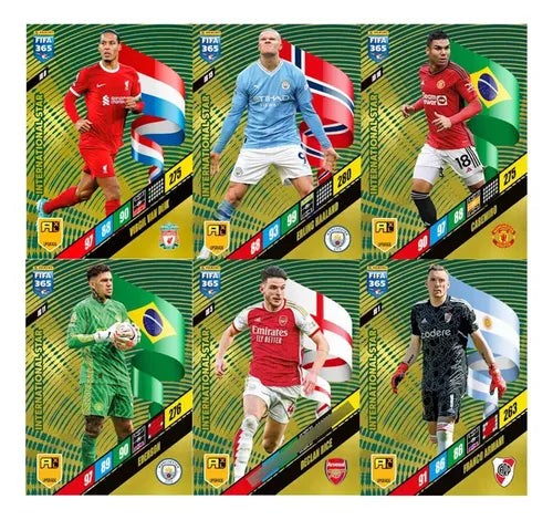Sobres Para Carpeta Panini Adrenalyn Xl Fifa 365 X6 Cartas