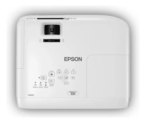Proyector Epson Powerlite E20 3lcd 3400lm Hdmi / Usb / Rj45 Blanco