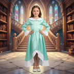 Vestido Disfraz Princesa Peach Día Del Libro Cuento Infantil Peach