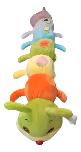 Peluche Requetepatitas Oruga 75cm Suave Algodon Para Niños