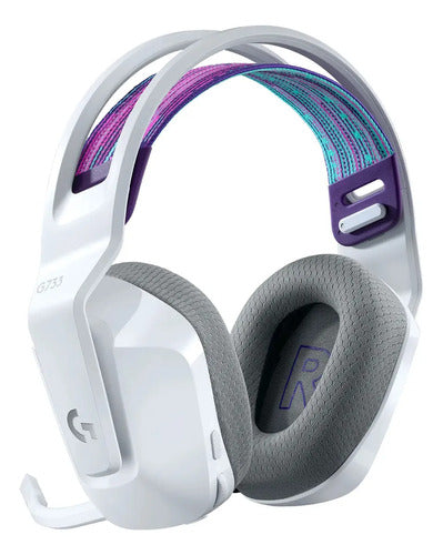 Audífonos Gamer Logitech G733 Lightspeed Rgb Inalámbricos Para Pc Y Playstation Blanco