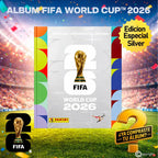 Pack Album Tapa Dura Plateado +90 Sobres Fifa World Cup 2026