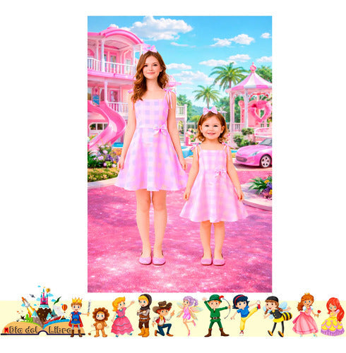 Disfraz Barbie Cuentos Infantiles Dia Del Libro Halloween Rosado