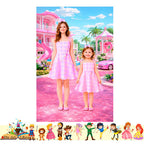 Disfraz Barbie Cuentos Infantiles Dia Del Libro Halloween Rosado