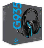 Audifonos Gamer Logitech G935 Rgb Dts 7.1 Multiplataforma Negro/azul