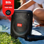 Parlante Karaoke Blik Voice Bt 5.3 Radio Tf/sd Tws Rgb 4h Negro
