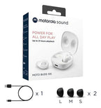 Audifonos Inalambricos Motorola Moto Buds 105 Bluetooth Tws Blanco