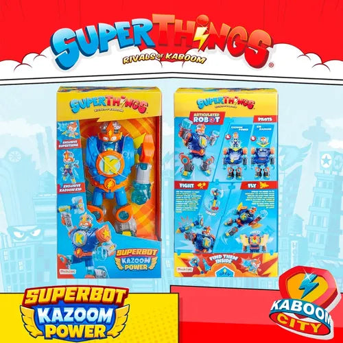 Superbot Kazoom Power 1 Kazoom Kid Y 1 Superthing Especial