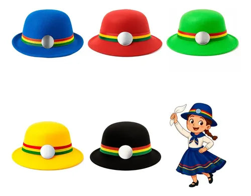 Sombrero Nortino Infantil Azul Deploy Ajustable Material Reciclado Estandar Liso