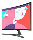 Monitor Curvo Samsung Essential 27in 75hz Fhd Freesync Vesa Negro