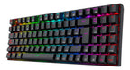 Teclado Mecanico Gamer Redragon Ziggs K669 Rgb Red Compacto Negro Español España