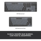 Logitech Mx Mechanical, Teclado Recargable De Alto Desempeño Idioma Español España Color Del Teclado Grafito