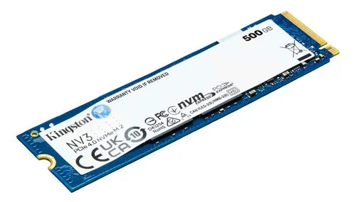 Disco Solido Ssd Interno Kingston Nv3 500gb M.2 Pcie 4.0 Azul