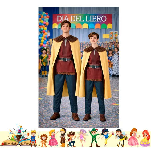 Disfraz Vikingo Cuentos Infantiles Dia Del Libro Halloween Marrón