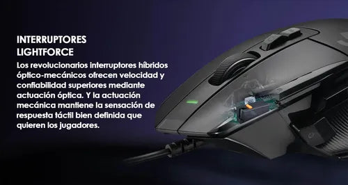 Mouse Gamer Logitech G502 X Sensor Hero 25k Usb 13 Botones Negro